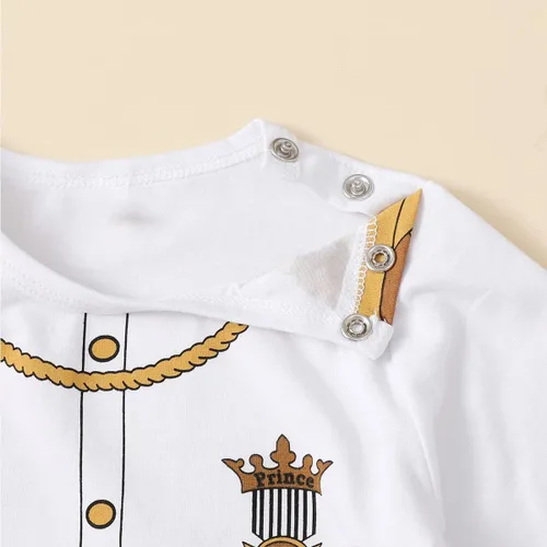 Vista 6 de Singcoco Disfraz de Haloween para bebé niño recién nacido, uniforme con sombrero