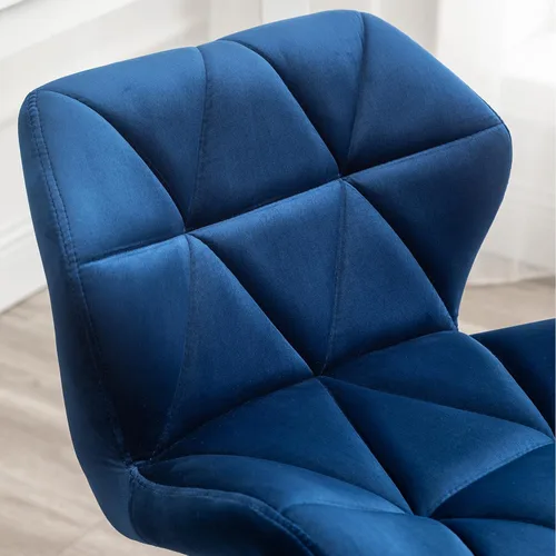 Vista 8 de Roundhill Furniture Eldon Diamond - Silla de oficina giratoria ajustable con diseño capitoné, color gris y azul