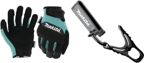 Vista 10 de Makita Guantes de trabajo unisex 100% auténticos de piel y palma