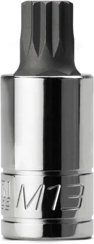 Vista 9 de Capri Tools 30057 XZN Dado de Broca Cuadrada Triple Extra Largo de 4mm con Impulsor de 1/4 Pulgadas