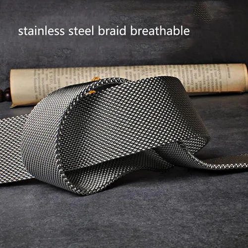 Vista 3 de Cinturón para hombre, cinturón de metal 3D con letras huecas automáticas con hebilla de acero inoxidable