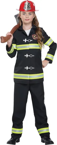 Vista 3 de California Costumes Jefe de Bomberos Junior unisex