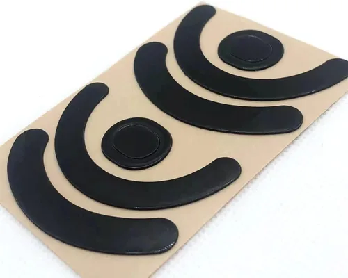 Vista 3 de LZYDD Almohadillas para mouse Logitech G403 G603 G703 G703 (paquete de 2, negro, PTFE, material exterior de plástico)