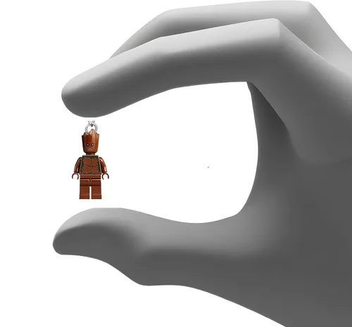 Vista 4 de Lego Marvel Avengers Infinity War Teen Groot Llavero Polybag Nuevo