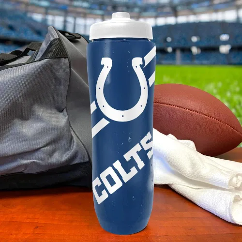 Vista 2 de NFL Indianapolis Colts - Botella de agua exprimible