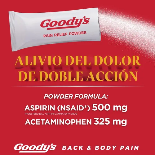 Vista 2 de Goody’s Polvo para dolor de cabeza, 10042037102903, 1