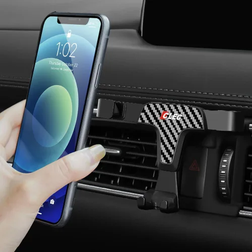 Vista 5 de BEERTE Soporte de teléfono de coche para Mazda CX-5 2017-2026 con ventilación de aire ajustable para tablero de instrumentos de automóvil, soporte