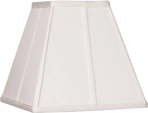 Vista 7 de Pantalla cuadrada mediana negra para lámpara (premontada) 5.25 pulgadas superior x 10 pulgadas inferior x 9.5 pulgadas de alto (araña) de repuesto