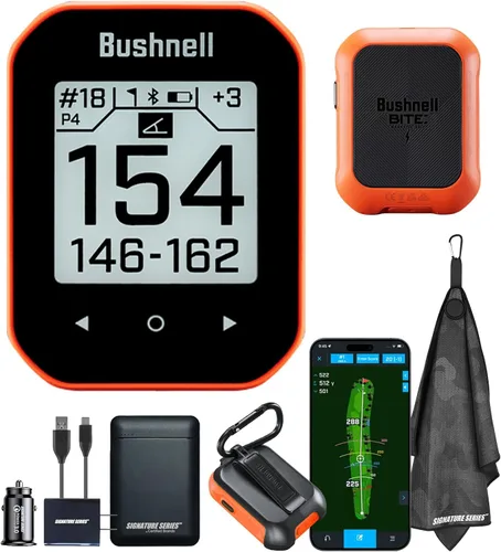 Vista 17 de Bushnell Golf Phantom 3 Slope GPS Handlheld (negro) Más de 38,000 campos, compensación de pendientes, información de peligro, calculadora