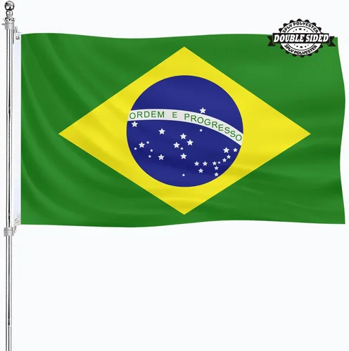 Vista 12 de Bandera albanesa de Albania 3x5 doble cara para exteriores, banderas nacionales del país de alta resistencia de 3 capas de poliéster con 2 ojales