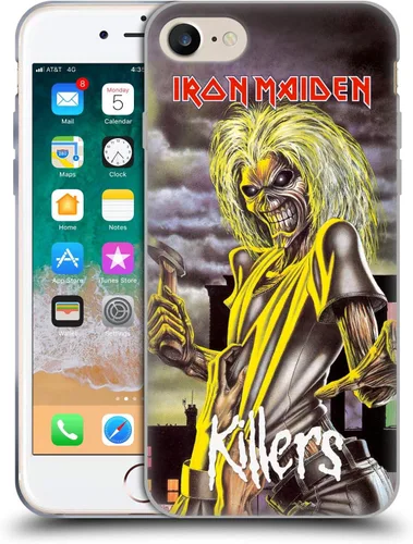 Vista 51 de Head Case Designs Funda de gel suave con licencia oficial de Iron Maiden Brave New World, compatible con Apple iPhone 7 Plus/iPhone 8 Plus Nuevo