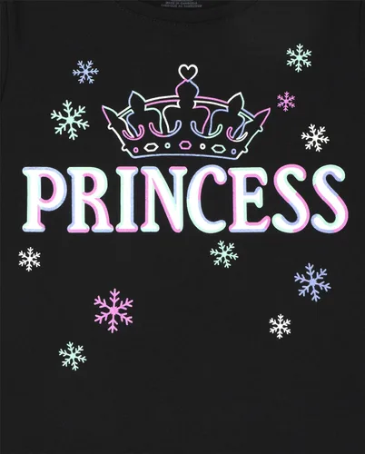 Vista 2 de The Children's Place girls Long Sleeve Graphic T shirt 2 Pack