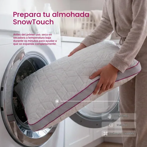 Vista 7 de IWS I WANNA SLEEP Premium SnowTouch® Almohada de tamaño ajustable Queen