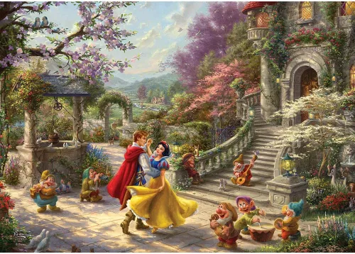 Vista 38 de MIGHTYPRINT Disney – La Bella Durmiente – Princesa Aurora y el Príncipe Felipe – Arte de pared duradero de 24 x 17 pulgadas – No hecho de papel