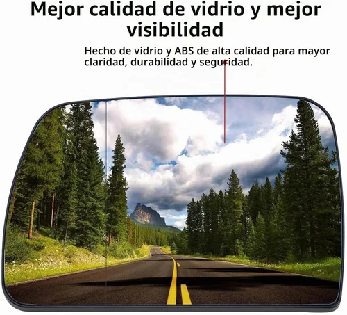 Vista 5 de Espejo lateral del conductor de repuesto para BMW X5 E53 1998 1999 2000 2001 2002 2003 2004 2005 2006 y Range Rover MK3 2003 2004 - Espejo lateral