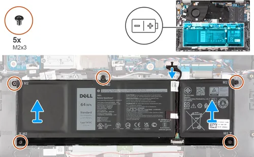 Vista 6 de DELL V6W33 - Batería de 4 celdas para Dell Latitude 3320 3330 3420 3520 3530 3445 5430 Vostro 3510 3511 3515 3520 3525 5310 5322 0 342 0 3425 3430