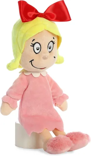 Vista 3 de Aurora® - Peluche de Dr. Seuss™ Cindy Lou Who - Peluche oficialmente licenciado para juego imaginativo - Perfecto para niños y adultos - Multicolor