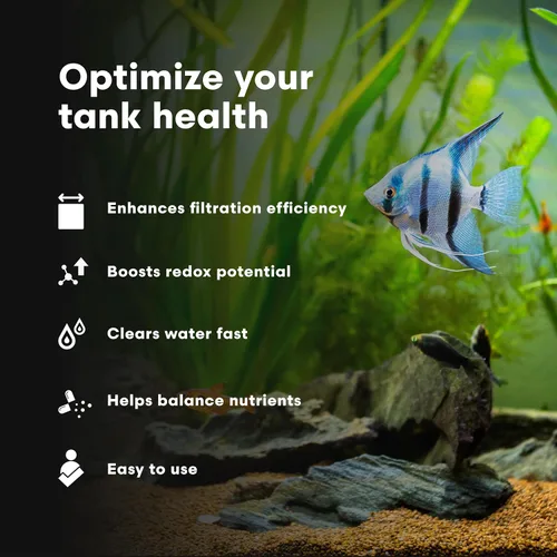 Vista 4 de Brightwell Aquatics RedoxIclean Limpiador de residuos orgánicos y potenciador Redox mejora la filtración y descomposición de la claridad del agua