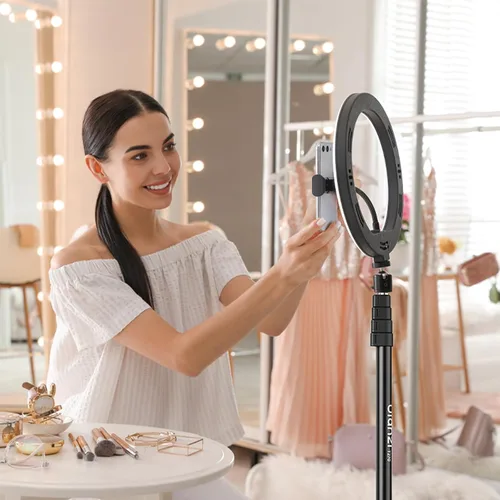 Vista 7 de Ulanzi TT43 Soporte de luz extensible para fotografía, trípode de aluminio ajustable de 6.23 pies, trípode de iluminación de estudio portátil
