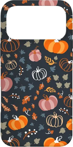 Vista 21 de iPhone 13 Otoño Hojas Caídas Calabaza Cosecha de Especias Feliz Otoño