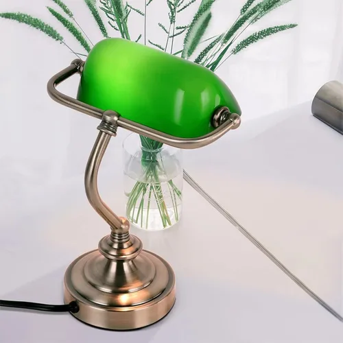 Vista 6 de Qianly Bankers - Accesorios de pantalla de repuesto de estilo retro, decoración del hogar, cubierta antigua, para dormitorio, centros de mesa