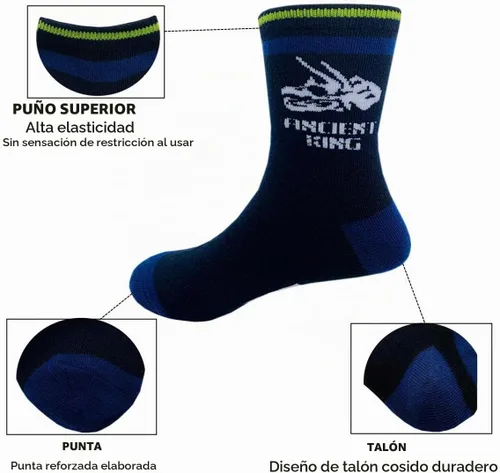 Vista 2 de Calcetines deportivos para niños Cczmfeas con diseño de dinosaurios animados, 10 pares Dinosaurios 2