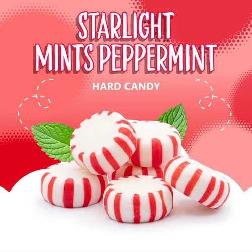 Vista 3 de Starlight Mints, caramelo de menta, mentas envueltas individualmente, bolsa de 2 libras Mentas de hospitalidad, mentas después de la cena