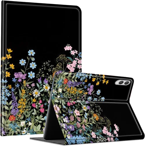 Vista 155 de Slim Case for Samsung Galaxy Tab S10 Lite / S10 FE / S9 FE 10.9" & Galaxy Tab S9 11", Multi-Angle Stand PU Leather Smart Folio Cover with Soft TPU