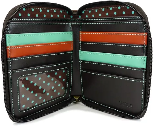 Vista 2 de Charming Chala Deluxe Wallet con ranuras para tarjetas de crédito, pulsera (Pitbull Bulldog)