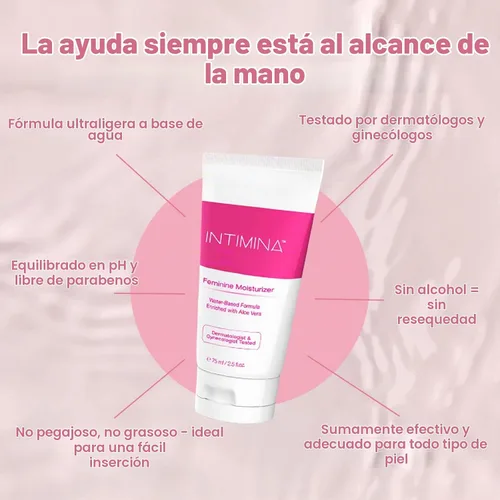 Vista 3 de INTIMINA Hidratante Femenino - Lubricante vaginal a base de agua