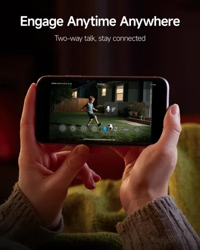 Vista 6 de VIMTAG Cámara de seguridad al aire libre con cable 4K 8MP para el hogar