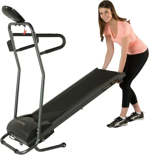 Vista 10 de Fitness Reality Tre5000 - Cinta de correr eléctrica plegable compacta con pulso cardíaco
