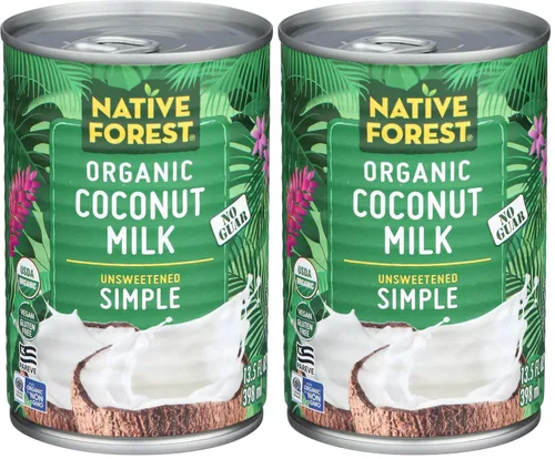 Vista 9 de Native Forest, Leche de Coco Orgánica Sin Azúcar, 13.5 Fl Oz
