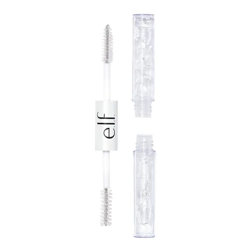 Vista 4 de e.l.f. Paquete de 2 máscaras transparentes para pestañas y cejas, gel acondicionador transparente para cejas y pestañas para arreglar, definir