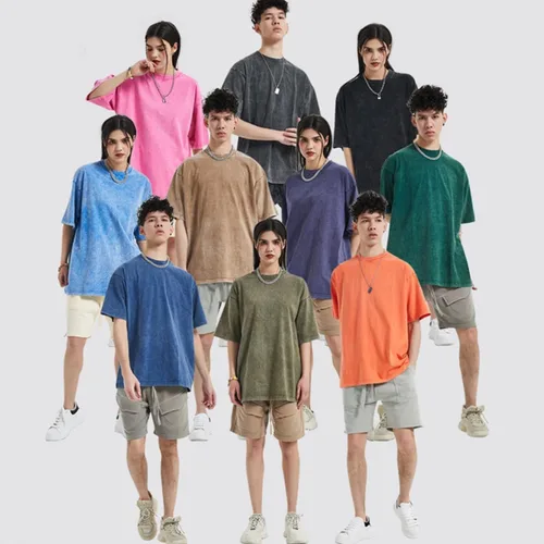 Vista 4 de Aelfric Eden Camisetas de algodón para hombre, de gran tamaño, unisex, de manga corta, para calle, rap, hip hop, básicas, camisetas