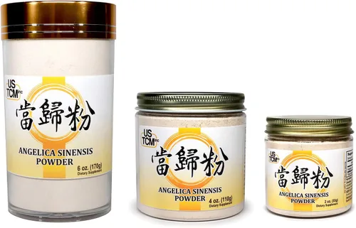 Vista 4 de Angelica Sinensis Powder Dang GUI Powder Dong Quai Powder Malla 120 (6oz)