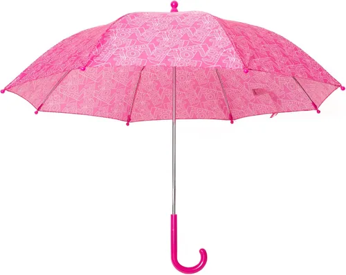 Vista 4 de L.O.L. Surprise! Diva Neon Q.T. Queen Bee - Chaqueta impermeable con botones para niñas pequeñas, color rosa, 7-8
