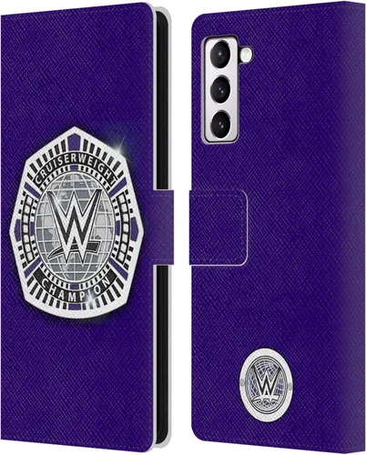 Vista 163 de Head Case Designs Officially Licensed WWE Cruiserweight Champion Title Belts Leather Wallet Case Compatible with Samsung Galaxy A07 4G Campeón