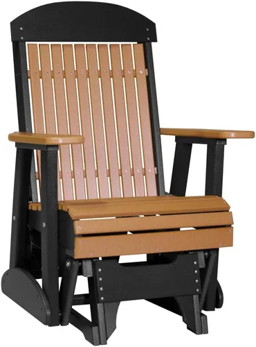 Vista 12 de Furniture Barn USA Poly Lumber - Planeador clásico de 2 pies, caoba antigua multicolor (Antique Mahogany)