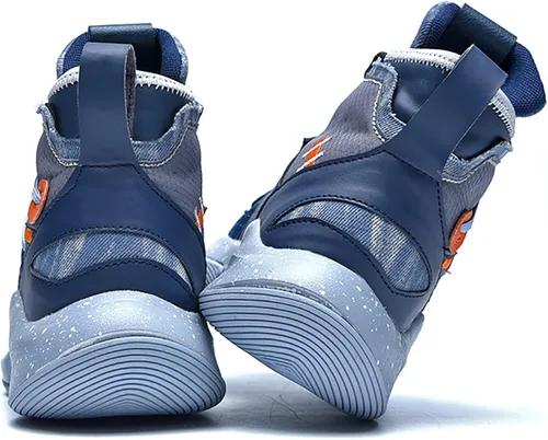 Vista 3 de CJSPORX Mens Basketball Shoes Fashion High Top Running Sneakers Lightweight Sport Shoes for Athletic
