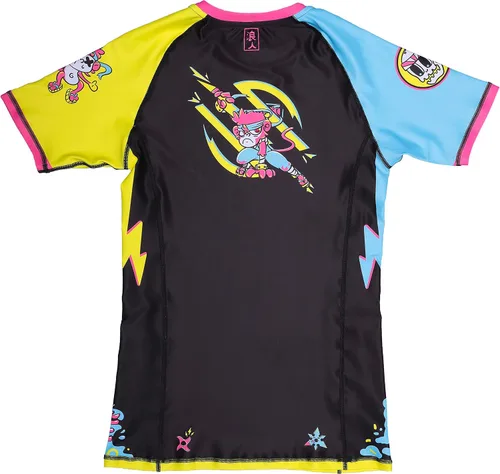 Vista 6 de Sanabul Ronin - Camiseta de manga corta para Jiu Jitsu MMA Training BJJ Rash Guard