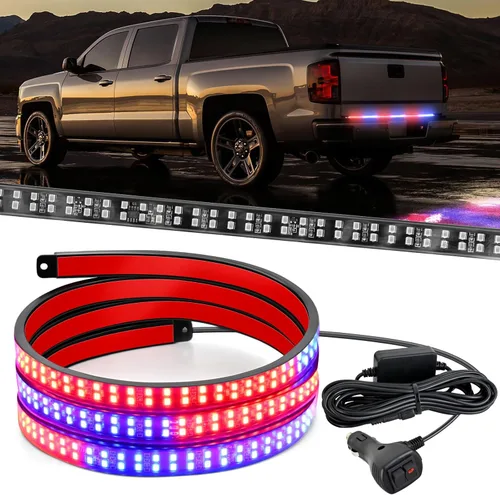 Vista 20 de Nilight 6 piezas de luces de neón para la parte baja del auto, tiras de luces RGB multicolores de 300 LEDs, función activa de sonido DIY, modo