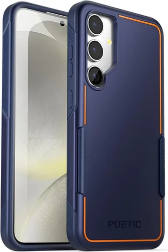Vista 10 de Poetic Funda protectora para Galaxy S24 Plus de 6.7 pulgadas, de doble capa, delgada, a prueba de golpes, color negro