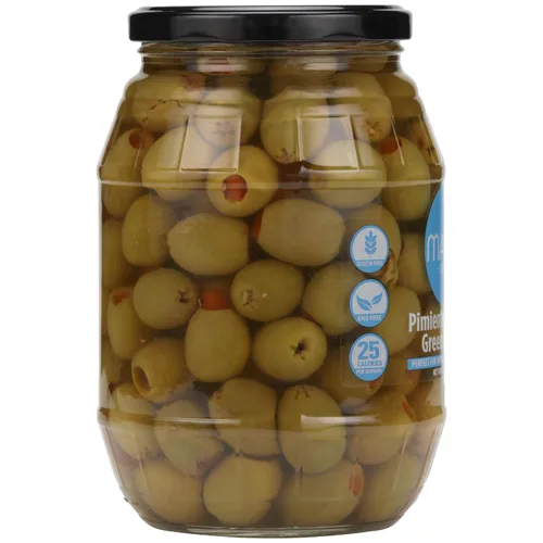Vista 6 de Mario Camacho Foods Pimiento - Aceitunas españolas de manzanilla verdes rellenas, 21 onzas (paquete de 6)
