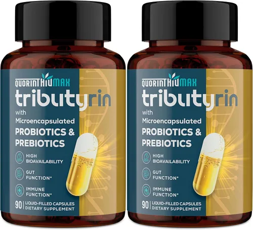 Vista 7 de Suplemento de tributirina para intestino e inmune de 800 mg Alta biodisponibilidad con probióticos y prebióticos microencapsulados - Complejo