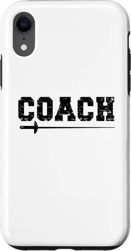 Vista 8 de iPhone 14 Pro Max Diseño de entrenador de esgrima. Estuche para instructores de esgrima / profesores de esgrima