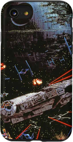 Vista 18 de Star Wars Return of the Jedi Death Star II Battle - Carcasa negra para iPhone 17