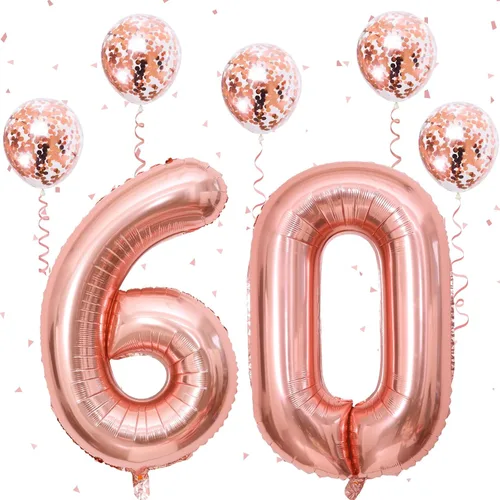 Vista 19 de Decoraciones de cumpleaños número 18 para niños y niñas, globo de aluminio con el número 18 de 40 pulgadas, globos de látex negros y metálicos