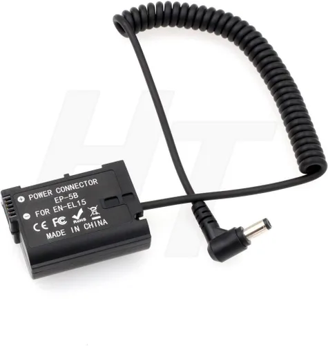 Vista 5 de Batería simulada del acoplador de CC DMW-DCC12 para cámara DSLR Panasonic DMC-GH5 GH4 GH3, reemplazo DMW-BLF19 DMW-DCC12 para DMW-BLF19
