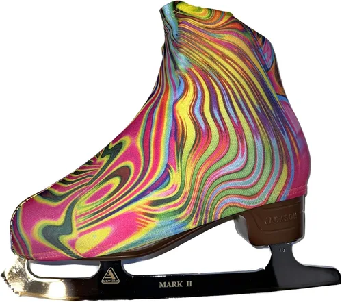 Vista 13 de Ice Fire 1 par de fundas para botas de patinaje Protector duradero para botas de hielo/figura/patines Tamaño universal Accesorio de patinaje